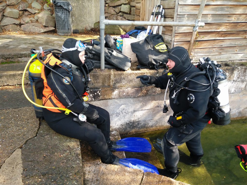 BSAC ocean diver training